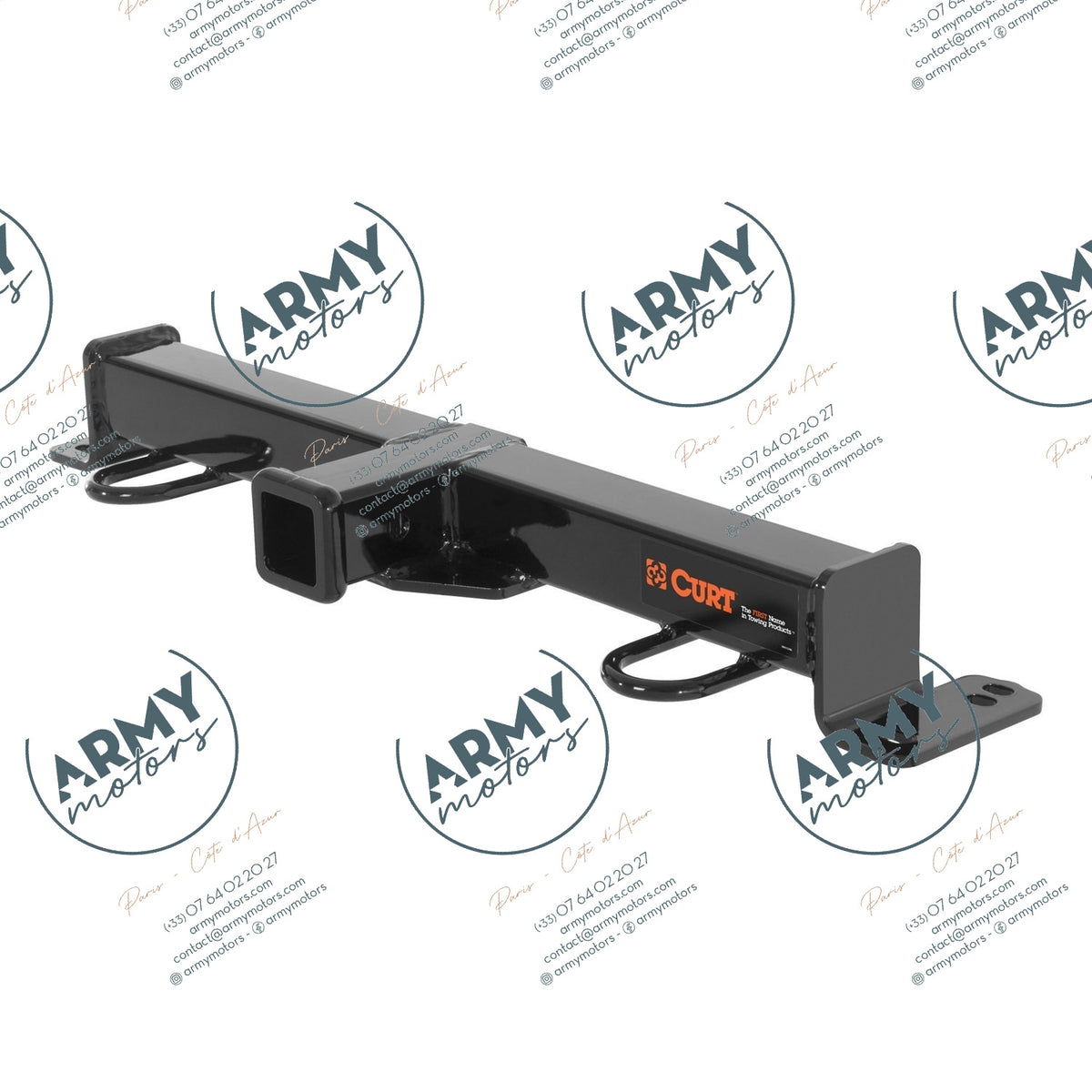barre d'attelage avant du véhicule sans crochet type carré américain pour Jeep Wrangler YJ 2.5 4.0 4.2 1987-1995 31408