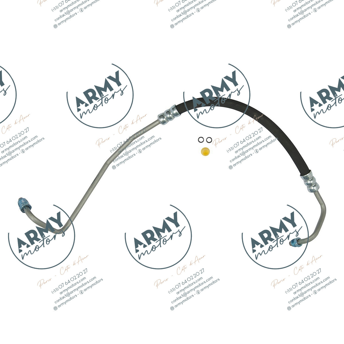 durite haute pression direction assistee pompe vers boitier pour Jeep CJ 5,0 1980 à 1981 J5370016