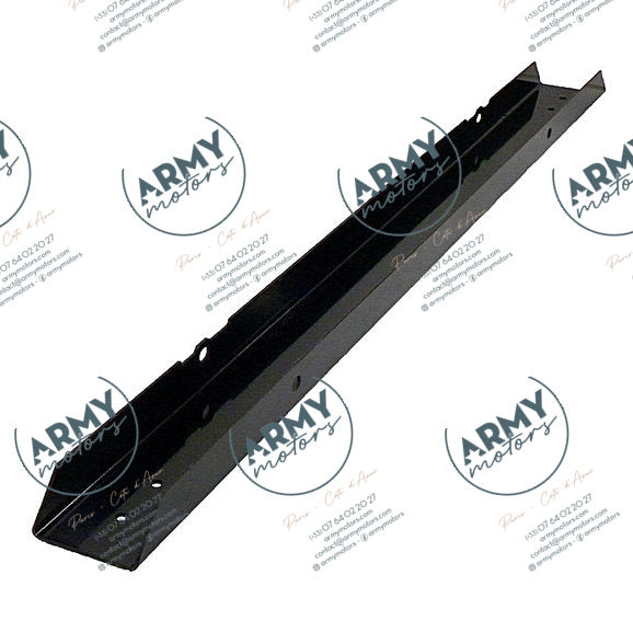 parechoc standard metal noir pour Jeep Wrangler YJ 2.5 4.0 4.2 1987-1995 55234777