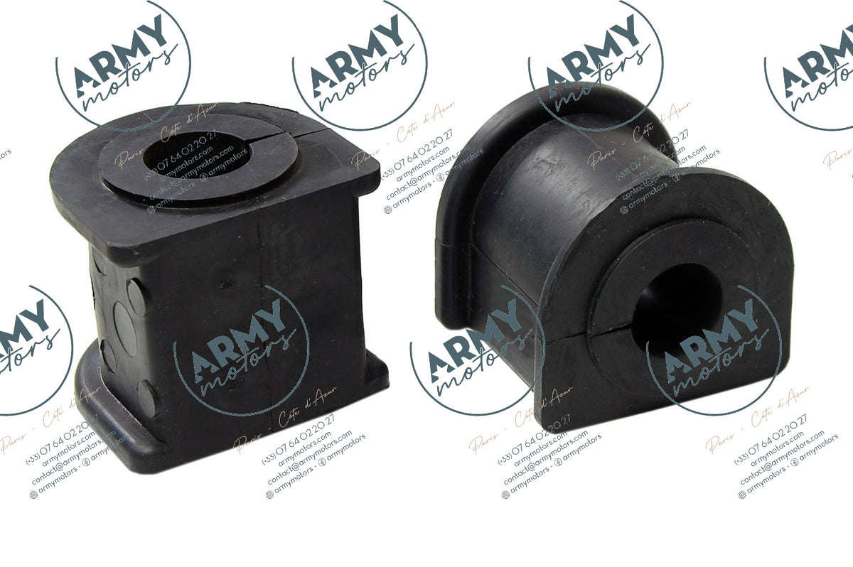 jeu de silentblocs barre stabilisatrice arriere 18mm Jeep Wrangler JK 52106280AA
