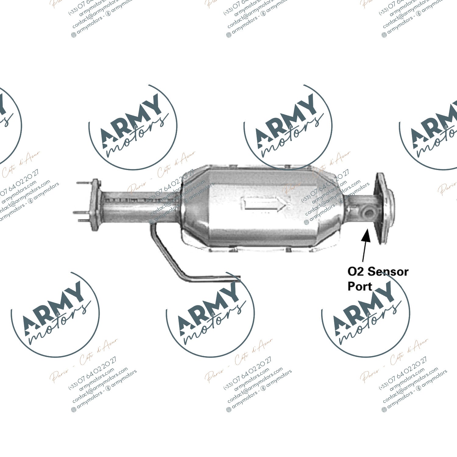 catalyseur pour Jeep Wrangler TJ 2.5 2001-2002 52101194AA